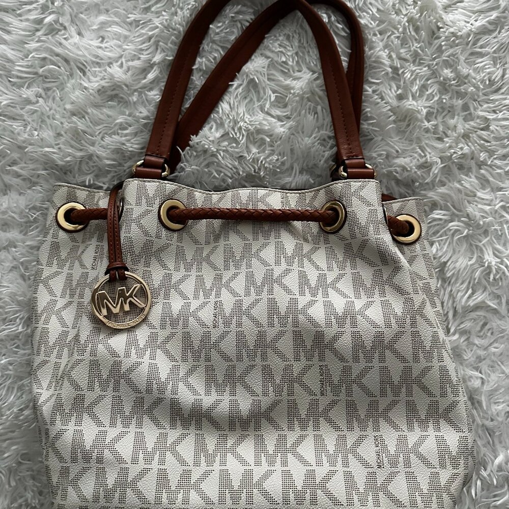 Michael Kors Cream Tote Bag
